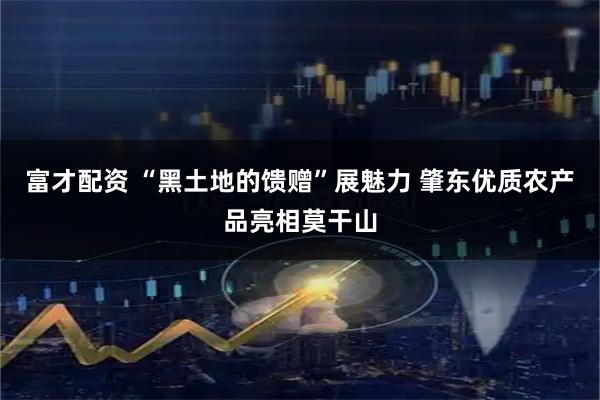 富才配资 “黑土地的馈赠”展魅力 肇东优质农产品亮相莫干山