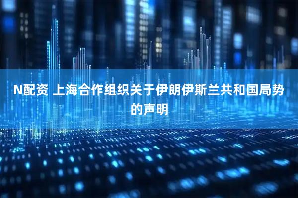 N配资 上海合作组织关于伊朗伊斯兰共和国局势的声明